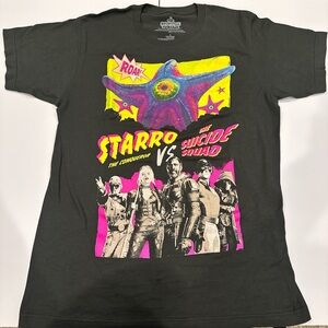 Starro vs Suicide Squad Graphic Long Sleeve Tee - Black